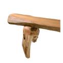 Banco Artesanal Rustico Madera de Teca Serie Argiot