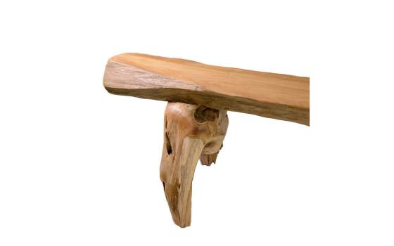 Banco Artesanal Rustico Madera de Teca Serie Argiot