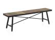 Banco Bodega Estilo Industrial Madera Forja Serie Ablitt