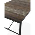 Banco Bodega Estilo Industrial Madera Forja Serie Ablitt