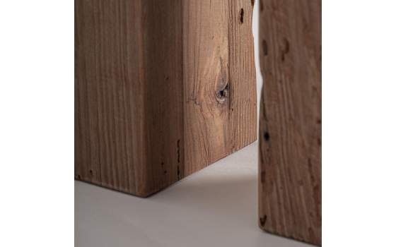 Banco de 220 cm Madera de Pino Rustica Serie Truel