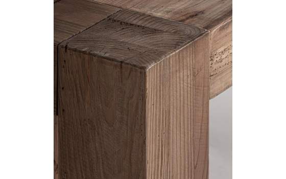 Banco de 220 cm Madera de Pino Rustica Serie Truel