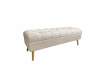 Banco Descalzadora Tapizado Beige Serie Aneret