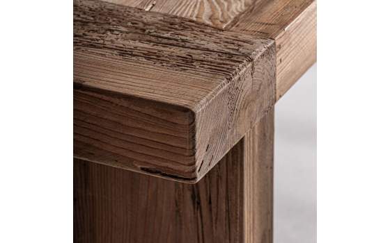 Banco Madera Reciclada Estilo Rustico Serie Breive