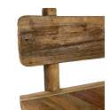 Banco Mediano Rustico Madera de Teca Serie Aiclado
