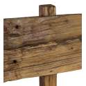 Banco Mediano Rustico Madera de Teca Serie Aiclado