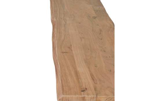 Banco Mesa Estilo Industrial Madera Acacia y Metal Serie Achert