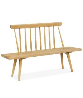 Banco Moderno de 150 Madera Natural de Teca Serie Ankelma