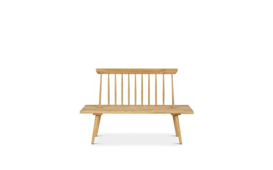 Banco Moderno de 150 Madera Natural de Teca Serie Ankelma