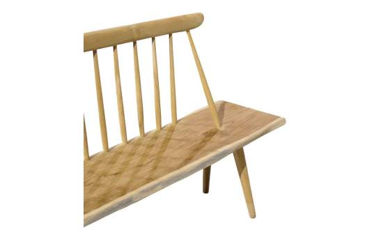 Banco Moderno de 180 cm Madera Natural de Teca Serie Ankelma