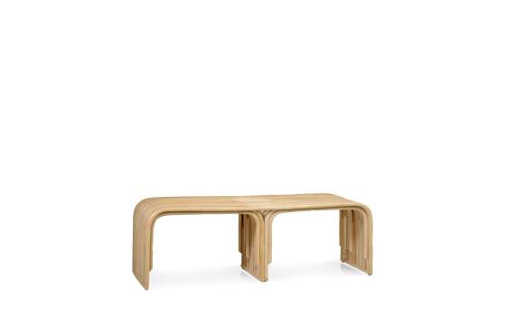 Banco Rattan Natural Diseño Moderno Serie Arcosk Banco Rattan Natural Diseño Moderno Serie Arcosk