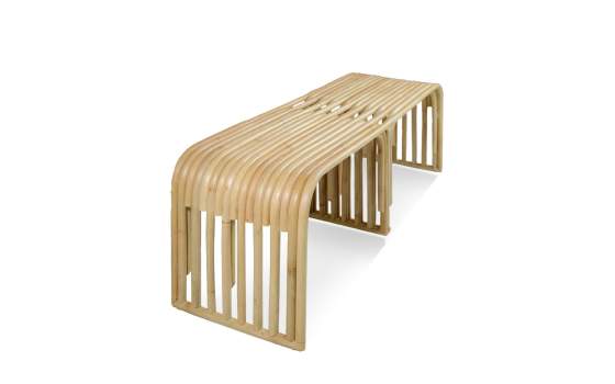 Banco Rattan Natural Diseño Moderno Serie Arcosk Banco Rattan Natural Diseño Moderno Serie Arcosk