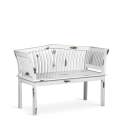 Banco Recibidor 2 Plazas Blanco Decape Serie Kartini