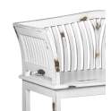 Banco Recibidor 2 Plazas Blanco Decape Serie Kartini