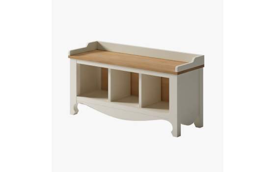 Banco Recibidor Clasico Bicolor Estilo Provenzal  Praga Banco Recibidor Clasico Bicolor Estilo Provenzal  Praga