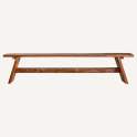 Banco Rustico Grande Madera Reciclada de Mango Serie Abadai