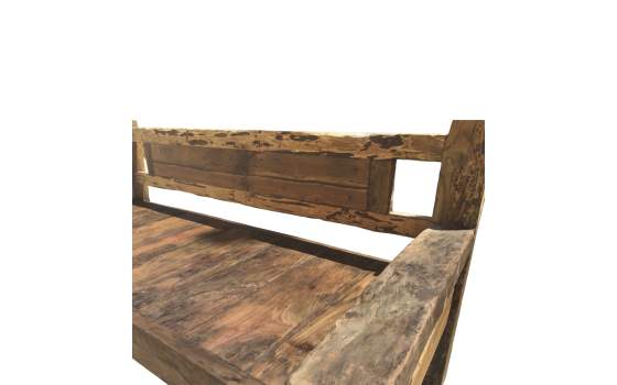 Banco Rustico Madera de Teca Serie Aiclado