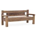 Banco Rustico Madera de Teca Serie Aiclado