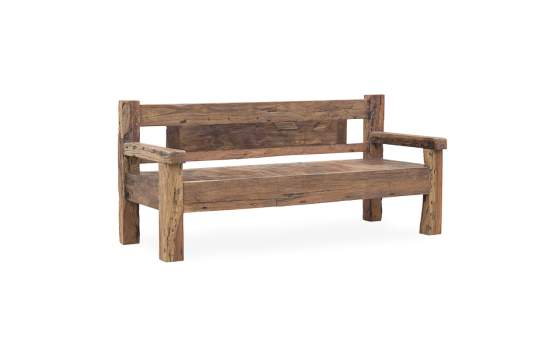 Banco Rustico Madera de Teca Serie Aiclado