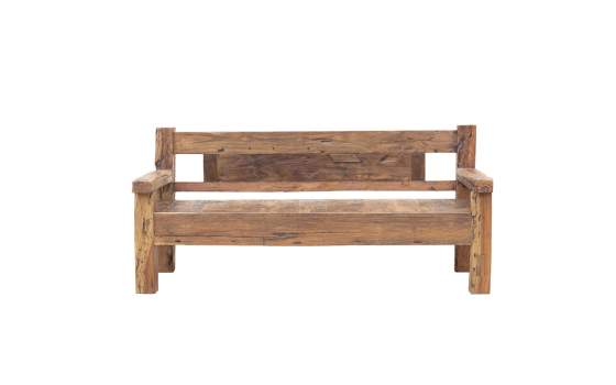 Banco Rustico Madera de Teca Serie Aiclado