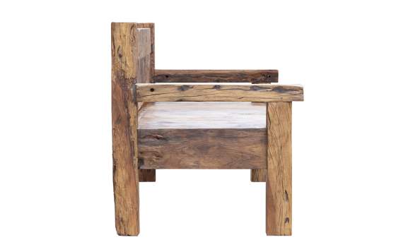 Banco Rustico Madera de Teca Serie Aiclado