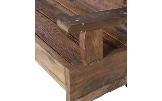 Banco Rustico Madera Reciclada Serie Aiclado
