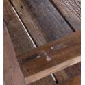 Banco Rustico Madera Reciclada Serie Aiclado
