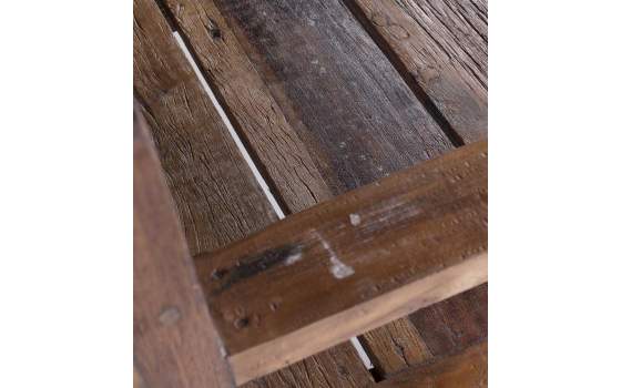 Banco Rustico Madera Reciclada Serie Aiclado