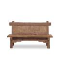 Banco Rustico Madera Teca Reciclada - Serie Aiclado