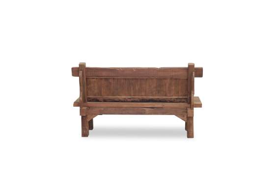 Banco Rustico Madera Teca Reciclada - Serie Aiclado