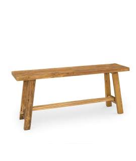 Banco Rustico Teca Reciclada Natural Serie Alogny Banco Rustico Teca Reciclada Natural Serie Alogny