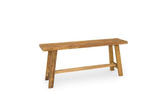 Banco Rustico Teca Reciclada Natural Serie Alogny Banco Rustico Teca Reciclada Natural Serie Alogny