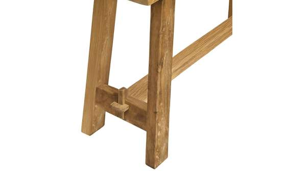 Banco Rustico Teca Reciclada Natural Serie Alogny Banco Rustico Teca Reciclada Natural Serie Alogny