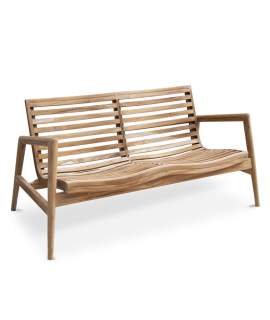 Banco Sofa Teka Jardin Terraza Serie Alistasd