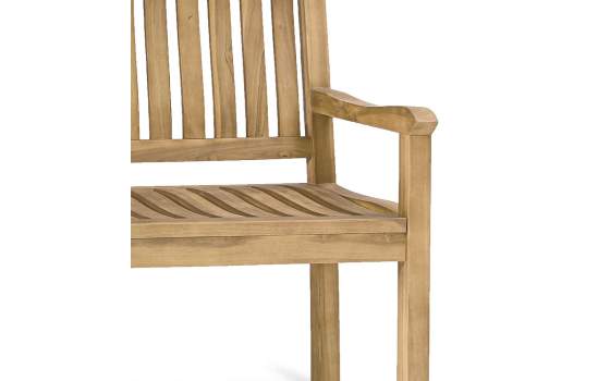 Banco Teca Para Exteriores 3 Plazas Serie Snick