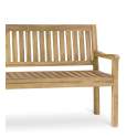 Banco Teca Para Exteriores 3 Plazas Serie Snick