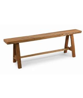 Banco Teca Reciclada Rustica 140 Serie Ayaral