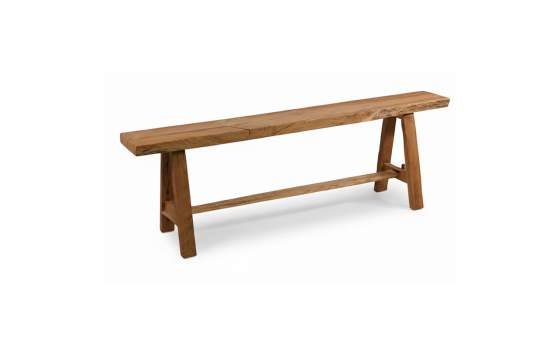 Banco Teca Reciclada Rustica 140 Serie Ayaral