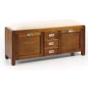 Banco Zapatero Colonial Flash 2 Puertas 3 Cajones