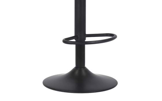 Banqueta Bar con Brazos Estilo Industrial Acero Piel Detroit