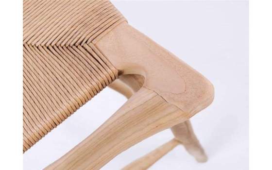 Banqueta Bar Diseño Madera Natural Teca Serie Tokio