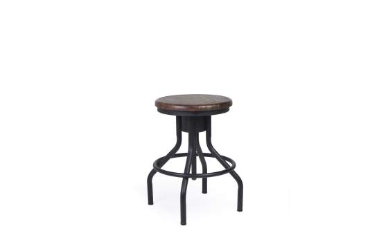 Banqueta Elevable Estilo Rustico Industrial Vintage Serie Pipa