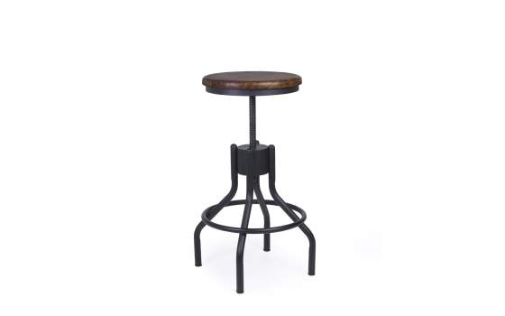 Banqueta Elevable Estilo Rustico Industrial Vintage Serie Pipa