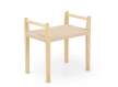Banqueta Madera Fresno Natural Asiento Cuerda - Serie Alcegui