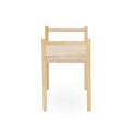 Banqueta Madera Fresno Natural Asiento Cuerda - Serie Alcegui