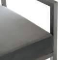 Banqueta Moderna Acero Inoxidable y Terciopelo Verde Anfusa