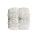 Banqueta Puff Giratorio Tapizado Chenilla Beige - Serie Agael