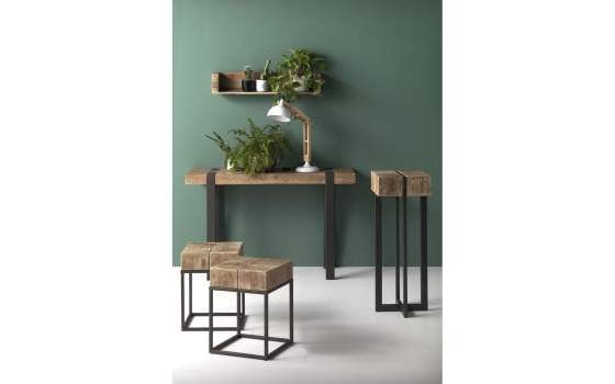 Banqueta Taburete Rustico Industrial Serie Absuara