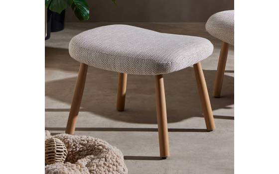 Banqueta Tapizado Bicolor Diseño Actual  Serie Kirk