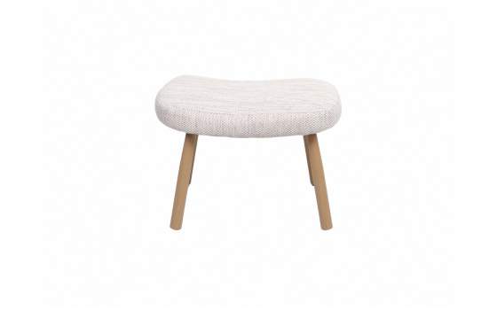 Banqueta Tapizado Bicolor Diseño Actual  Serie Kirk